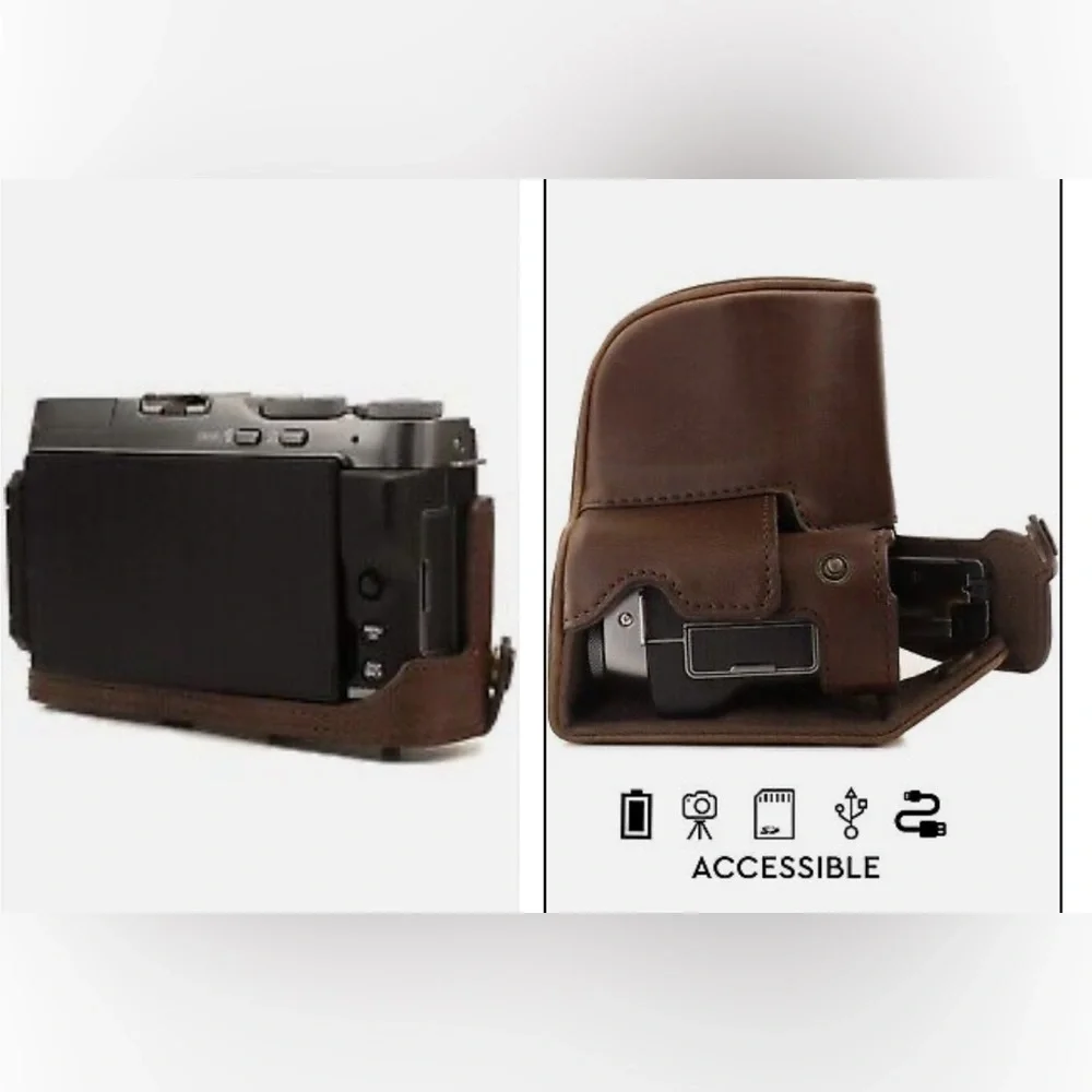 Mega Gear Genuine Leather Ever Ready Camera Case